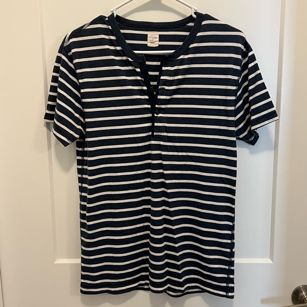 J.Crew Striped Henley